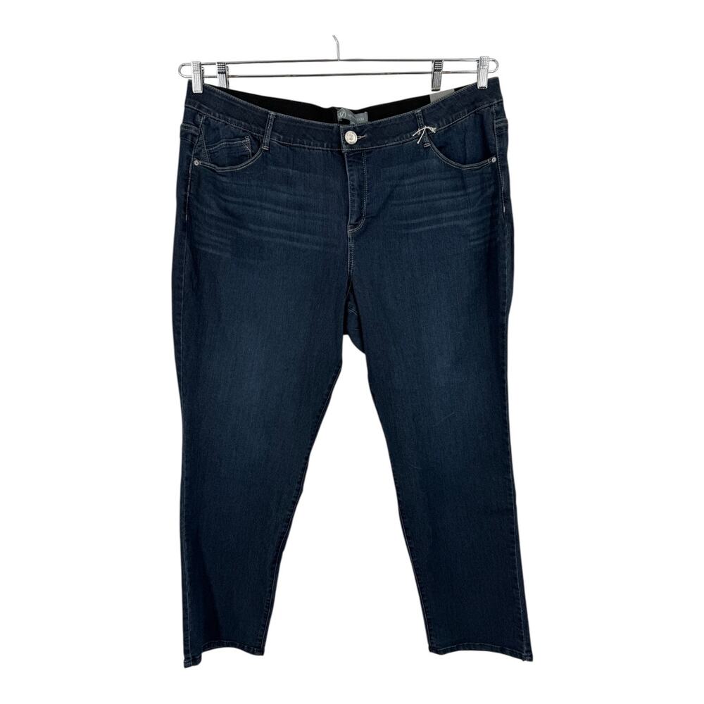 Wit & Wisdom Jeans Ab Solution Straight leg blue size 24W